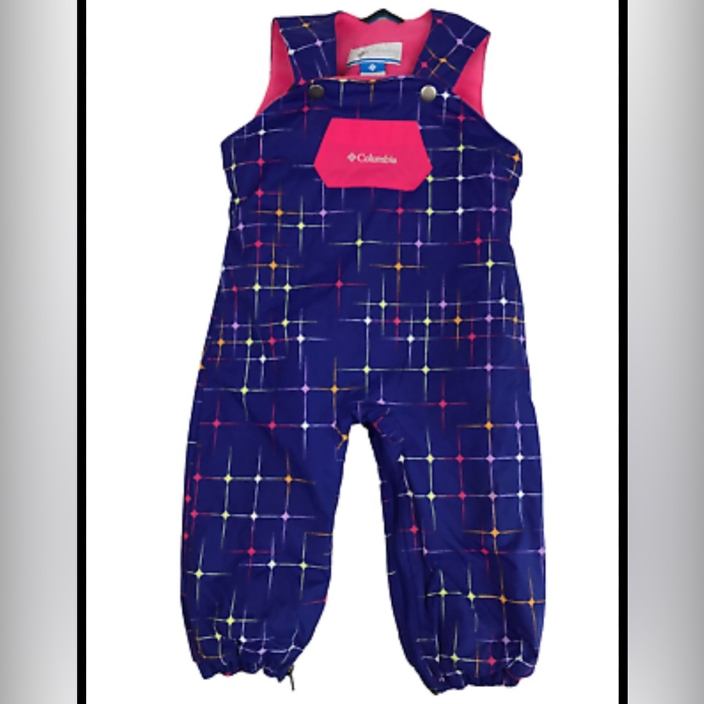 Columbia Snowslope Insulated Ski Bib 24 Months Sleeveless Overall Omni-Shield